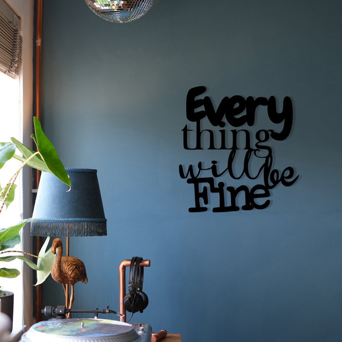 Wallity Nueve Escultura de Pared Negra Wallity Nueve Escultura de Pared Negra